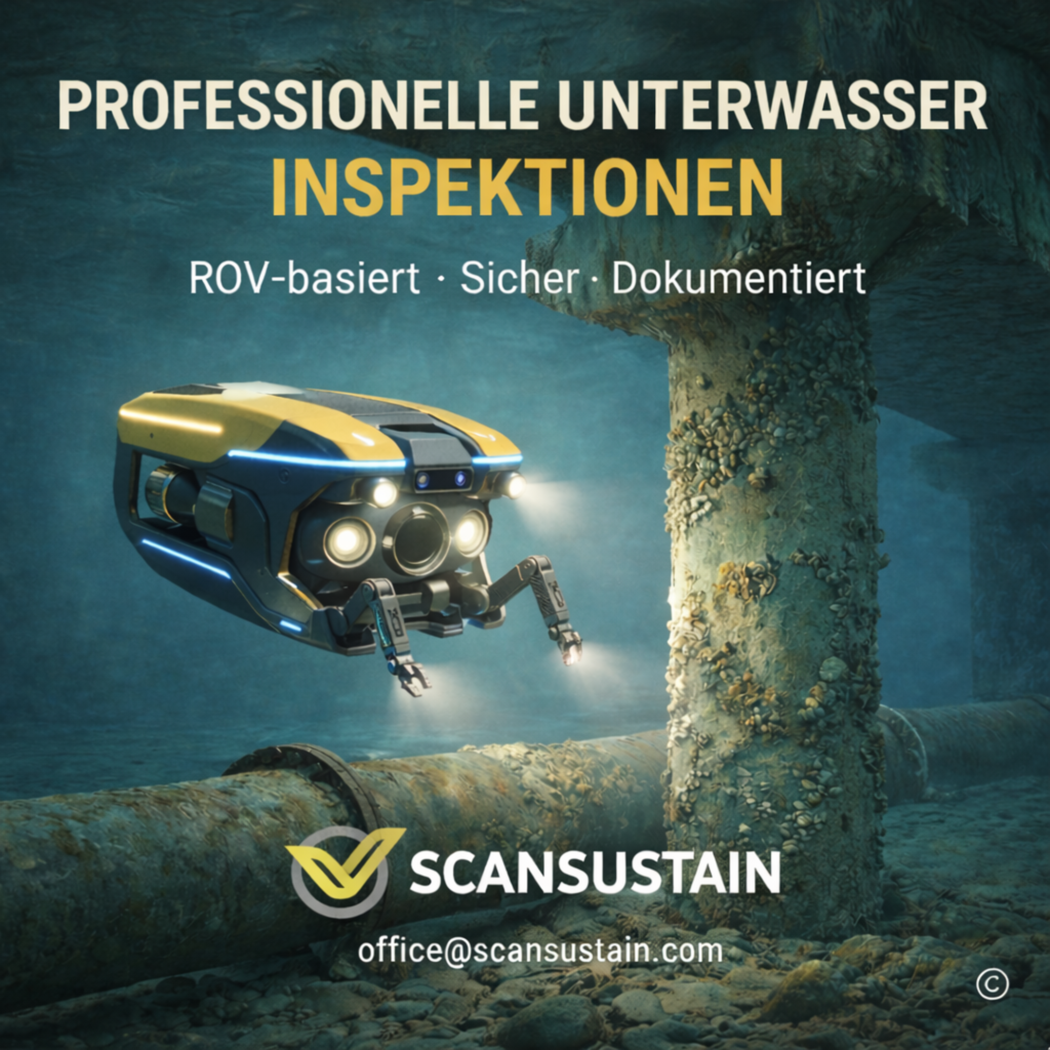 SCANSUSTAIN – Unterwasserinspektionen